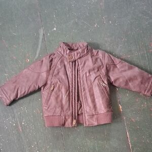 GAP Brown Kids Jacket with Zipper Details